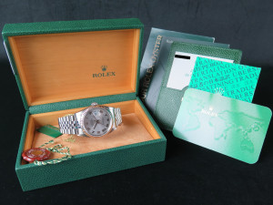 Rolex Datejust Rhodium Roman Dial 16234