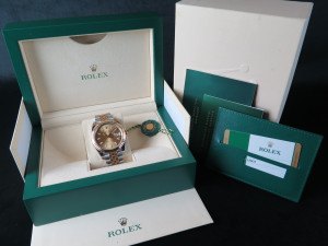 Rolex Datejust 41 Gold/Steel Champagne Dial 126333