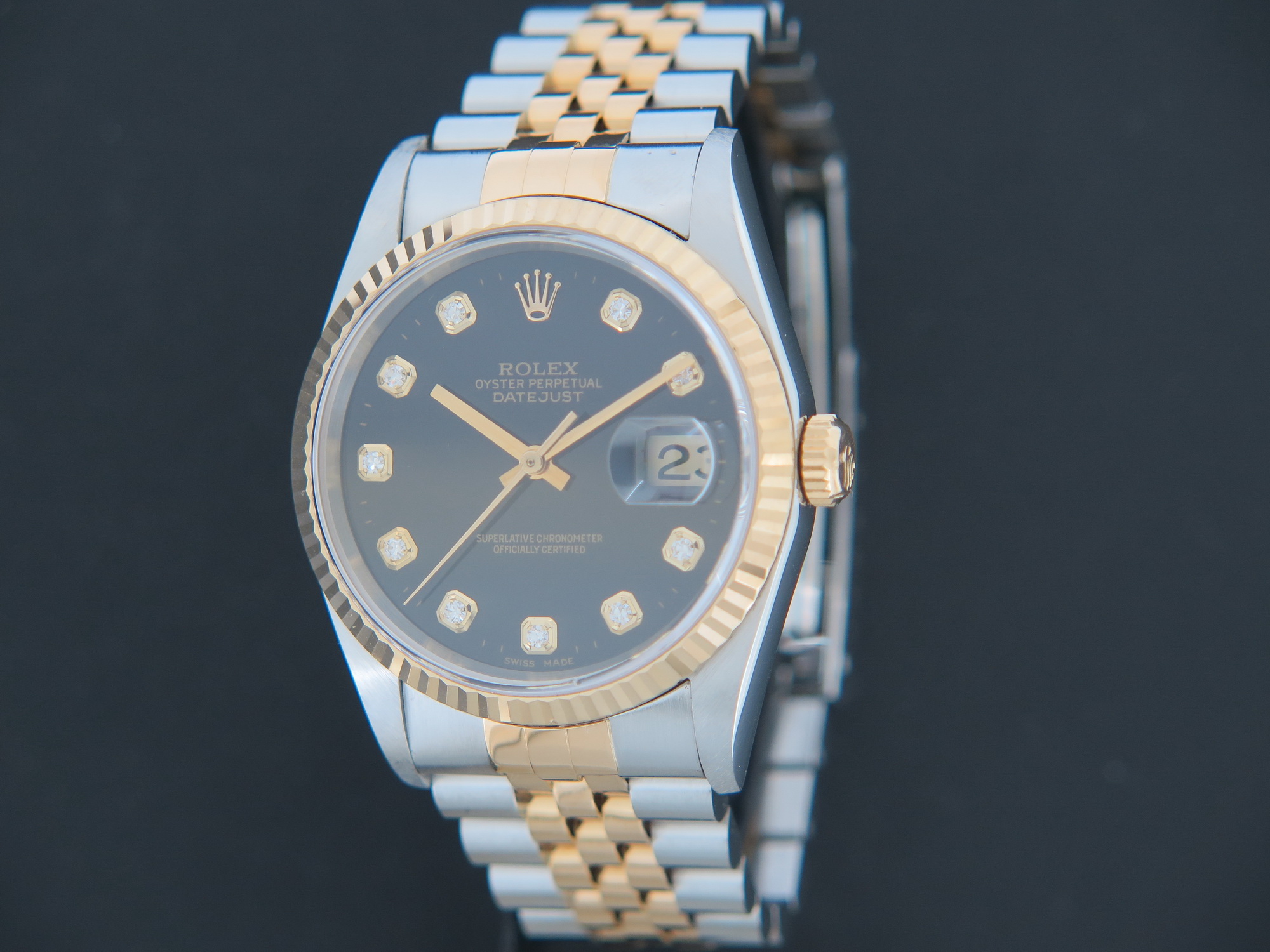 Rolex best sale 16233 black