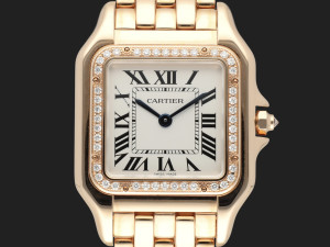 Cartier Panthere MM Rose Gold Diamond Bezel WJPN0009 NEW