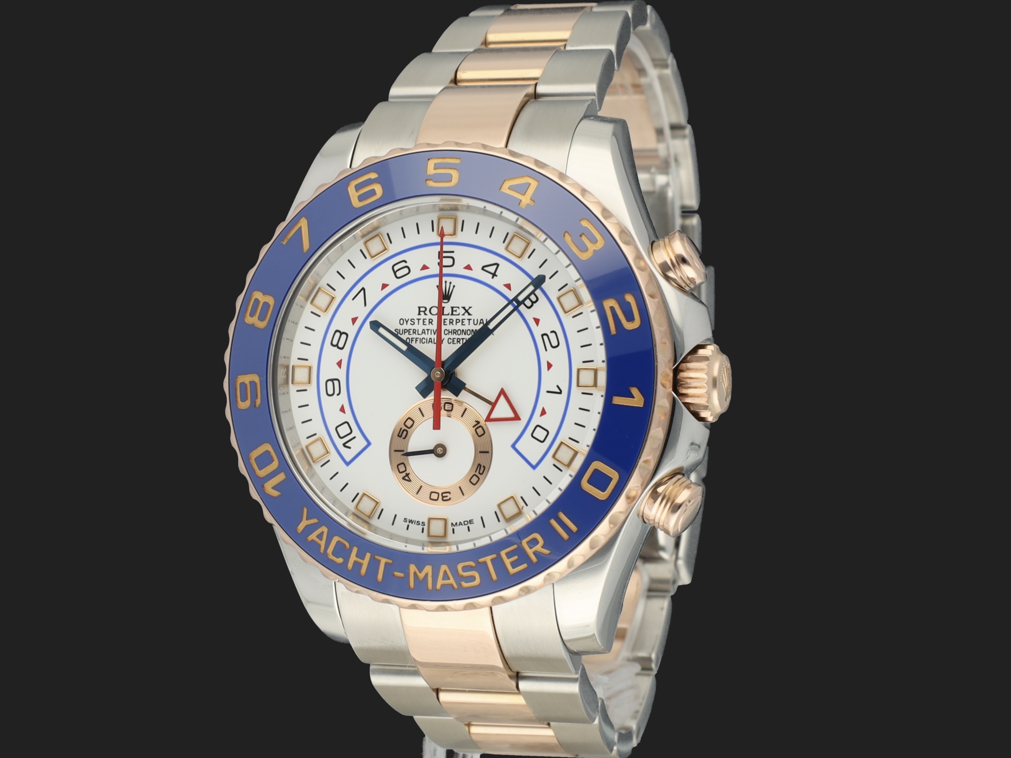 Rolex Yacht Master II Everose Steel 116681 Uhren Filipucci Juwelers