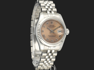 Rolex Lady-Datejust Pink Roman Dial 179174