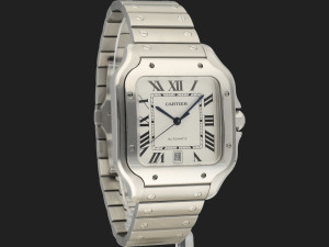 Cartier Santos Large Date Steel Roman Dial WSSA0009 / 4072