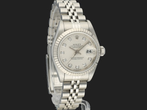 Rolex Lady Datejust Silver Diamond Dial 69174