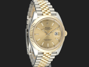 Rolex Datejust 41 Gold/Steel Champagne Dial 126333