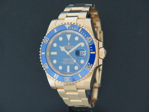 Rolex goud blauw new arrivals