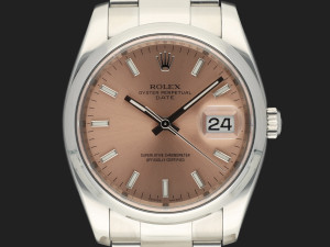 Rolex Date Salmon Dial 115200