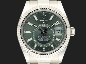 Rolex Sky-Dweller Mint Green Dial 336934 NEW