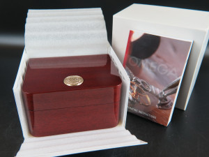 Omega Wooden Box Set with Booklet