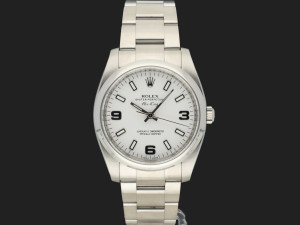 Rolex Air-King White Arab Dial 114200