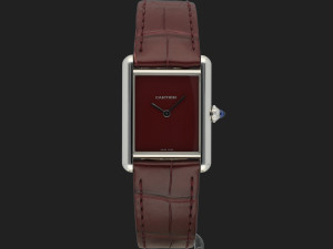 Cartier Tank Must Large Burgundy Dial WSTA0054