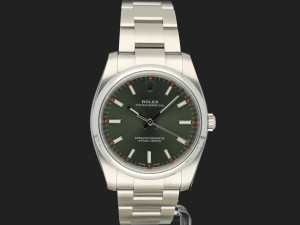 Rolex Oyster Perpetual 34 Olive Dial 114200 NOS