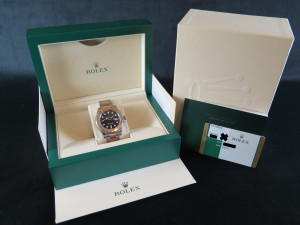 Rolex Yacht-Master Everose/Steel Black Dial 116621