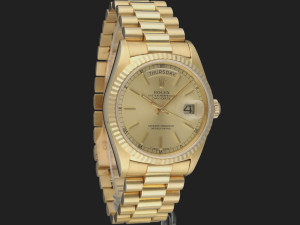 Rolex Day-Date 36 Yellow Champagne Dial 18238