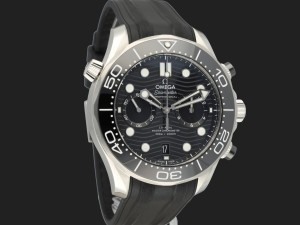 Omega Seamaster Diver 300M Co-Axial Master Chronometer Chronograph 210.32.44.51.01.001 NEW
