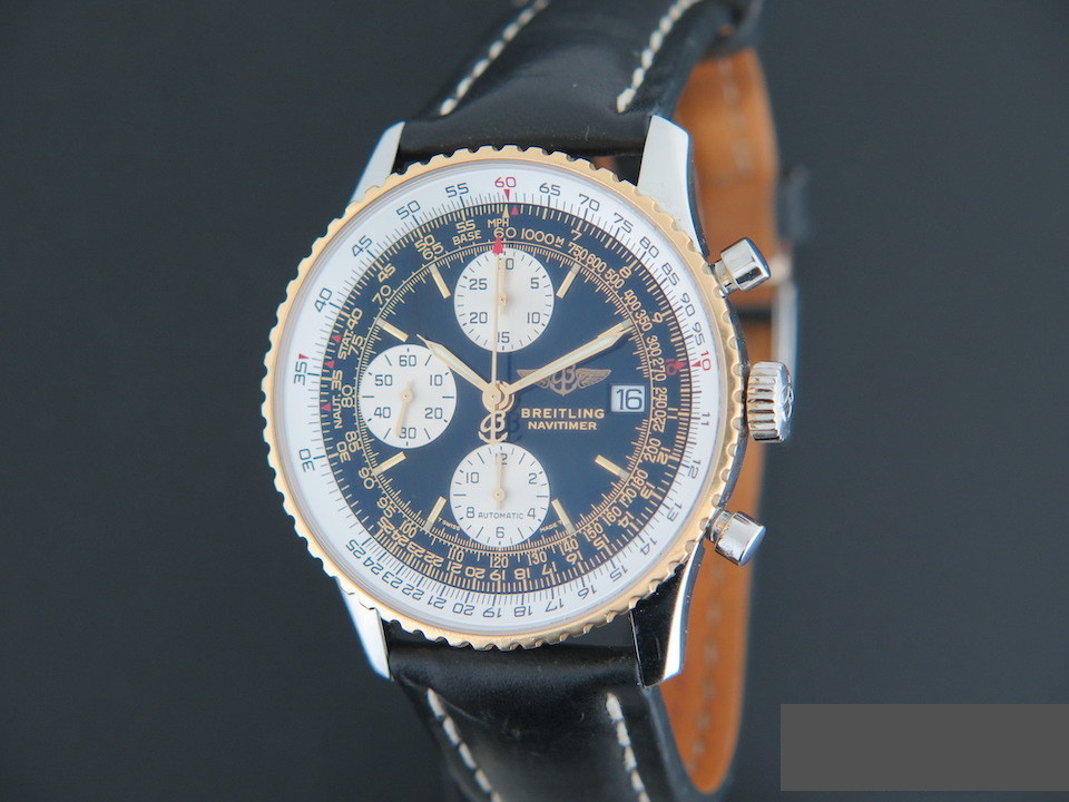 Breitling old clearance navitimer gold