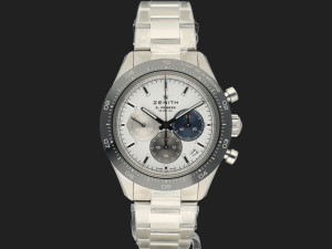 Zenith Chronomaster Sport El Primero White Dial 03.3100.3600/69.M3100 NEW FULL STICKERS