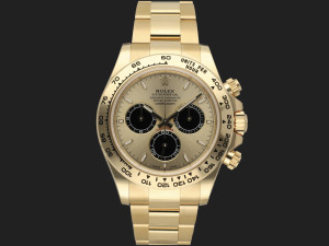 Rolex Daytona Yellow Gold Champagne Dial 126508 NEW