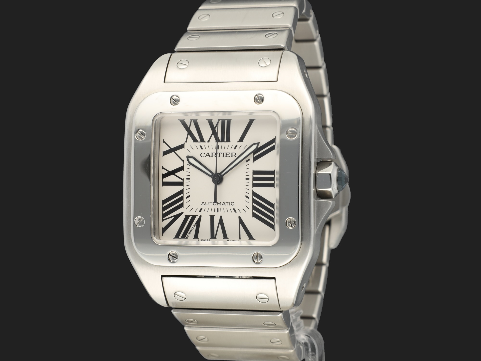 Cartier Santos 100 XL Steel W20076X8 2656 Watches Filipucci Juweliers