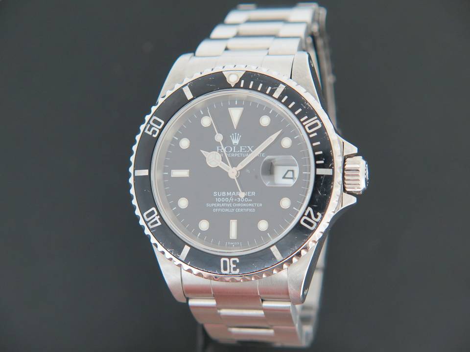 Rolex submariner shop 16610 swiss only