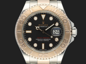 Rolex Yacht-Master Everose/Steel Black Dial 116621