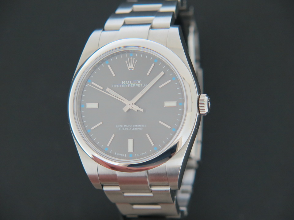 Oyster perpetual best sale 39 dark rhodium