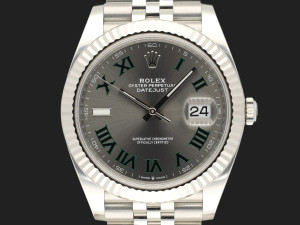 Rolex Datejust 41 Slate Roman Dial 126334 NEW