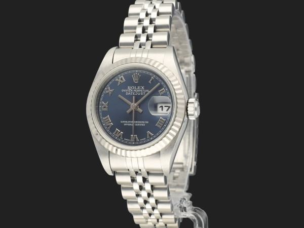 Rolex - Lady-Datejust 26 Blue Roman Dial 79174