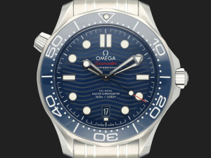Omega Seamaster Diver 300M Co-Axial Master Chronometer Blue Dial 210.30.42.20.03.001 