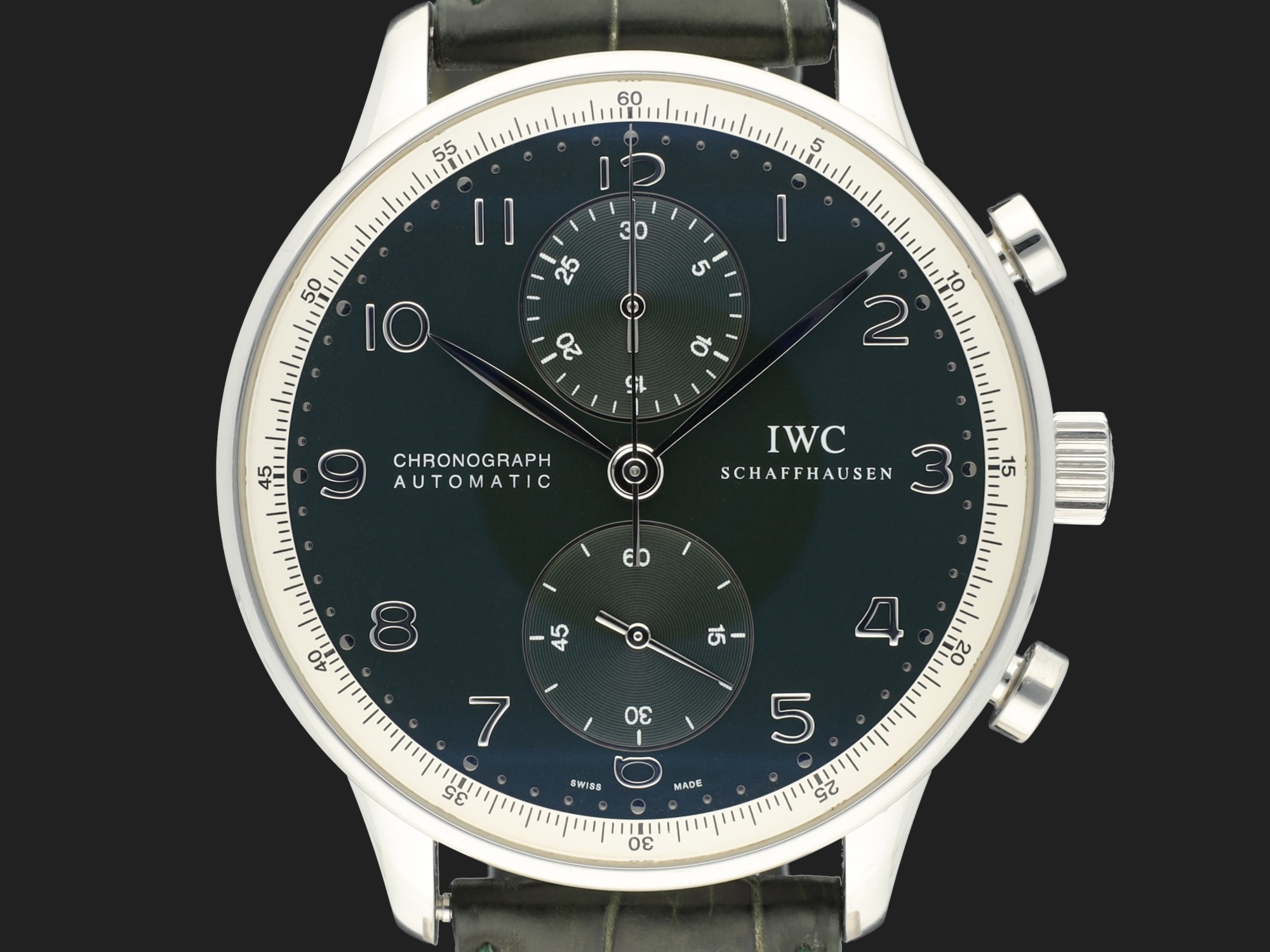 IWC Portugieser Chronograph Boris Becker IW371430 Watches Filipucci Juweliers