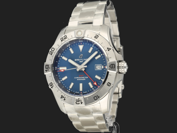 Breitling - Avenger Automatic GMT 44 Blue Dial A32320 NEW