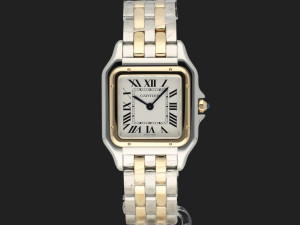 Cartier Panthere MM Gold/Steel W2PN0007 NEW 