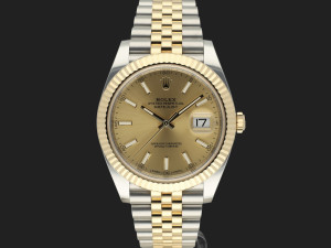 Rolex Datejust 41 Gold/Steel Champagne Dial 126333