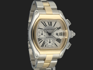 Cartier Roadster XL Automatic Chrono Gold/Steel W62027Z1 / 2618