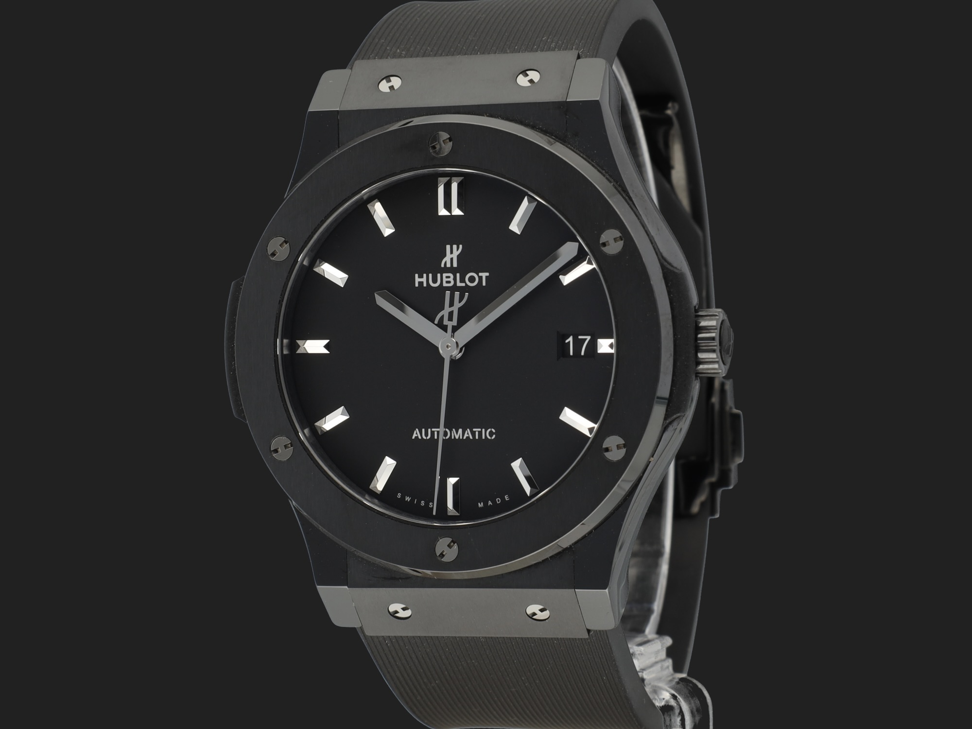 Hublot Classic Fusion Black Magic Ceramic 45mm 511.CM.1171.RX Uhren Filipucci Juwelers