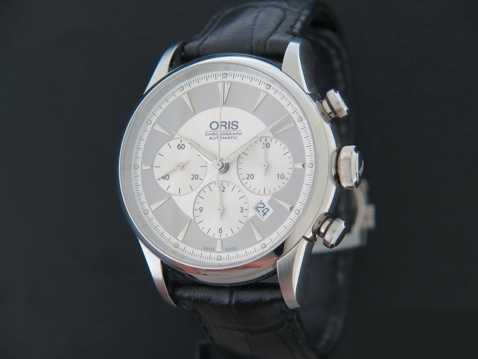 Oris Artelier Chrono 01 676 7603 Watches Filipucci Juweliers