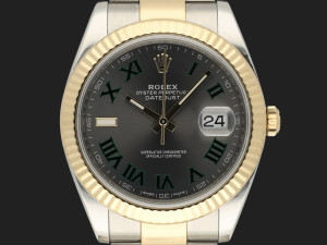 Rolex Datejust 41 Gold/Steel Wimbledon Dial 126333