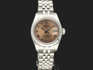 Rolex Lady-Datejust Pink Roman Dial 179174