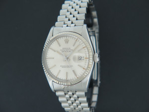 rolex datejust all silver