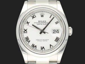 Rolex Datejust White Roman Dial 126200  