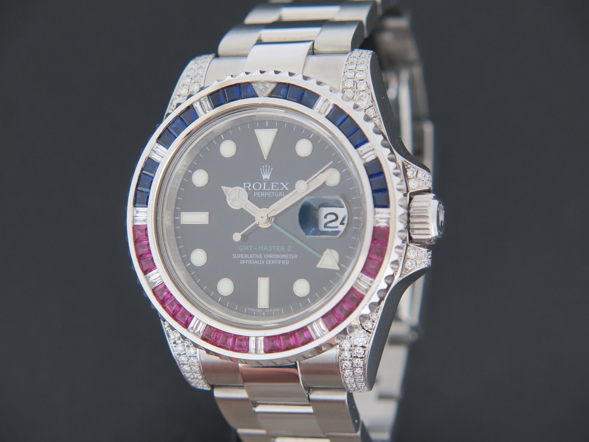 Gmt master 2 pepsi diamond hotsell