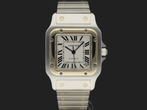 Cartier Santos Galbee XL Gold/Steel W20099C4 / 2823