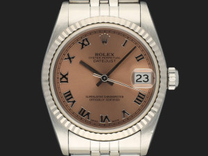 Rolex Datejust 31 Pink Roman Dial 68274