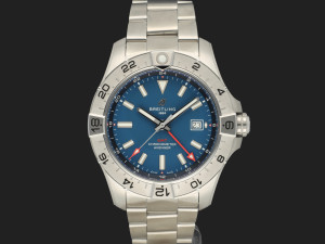 Breitling Avenger Automatic GMT 44 Blue Dial A32320 NEW