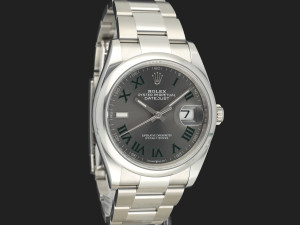 Rolex Datejust Slate Roman Dial 126200 99% NEW