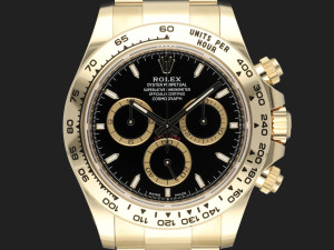 Rolex Daytona Yellow Gold Black Dial 126508 NEW