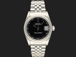 Rolex Datejust 31 Black Dial 68274