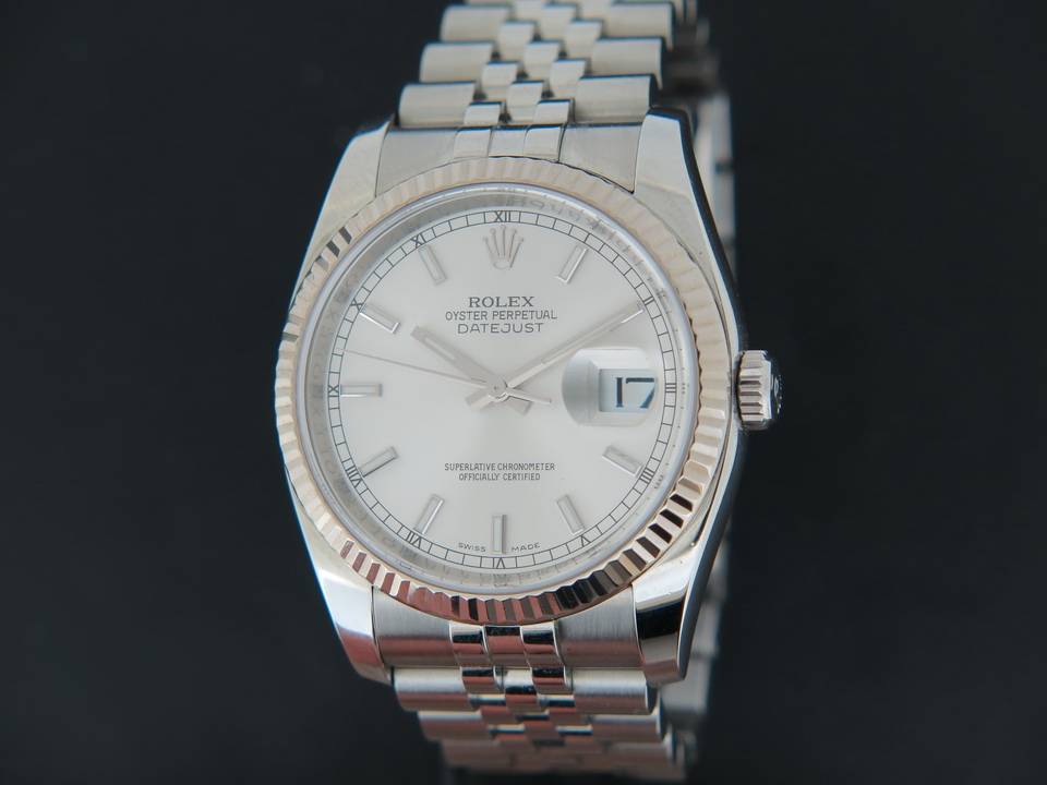 Rolex Datejust 116234 Silver Dial Uhren Filipucci Juwelers