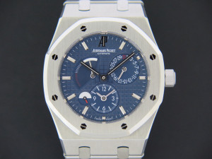 Audemars Piguet Royal Oak Dual Time Blue Dial 26120 ST Watches