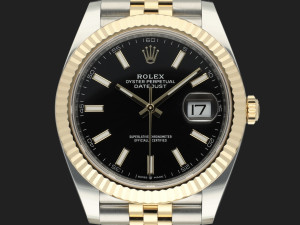 Rolex Datejust 41 Gold/Steel Black Dial 126333 99% NEW